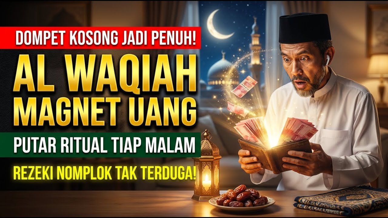 DAHSYAT! Surah Al Waqiah Solusi Rezeki Lancar Bebas Hutang Bulan Suci