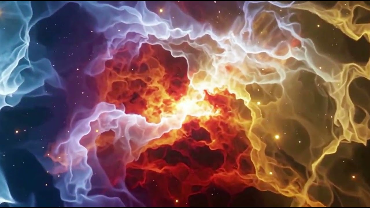 Goldfish Cosmic Ambience – Vibrant Japanese Colors in a Breathing Nebula  4K Relaxation