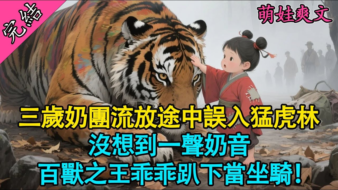 【一口氣聽完】 3歲萌寶被丟去喂老虎？結果她騎著老虎回來救爹！一聲令下，萬獸臣服！🐯#古言 #小說 #有聲書 #爽文 #萌娃