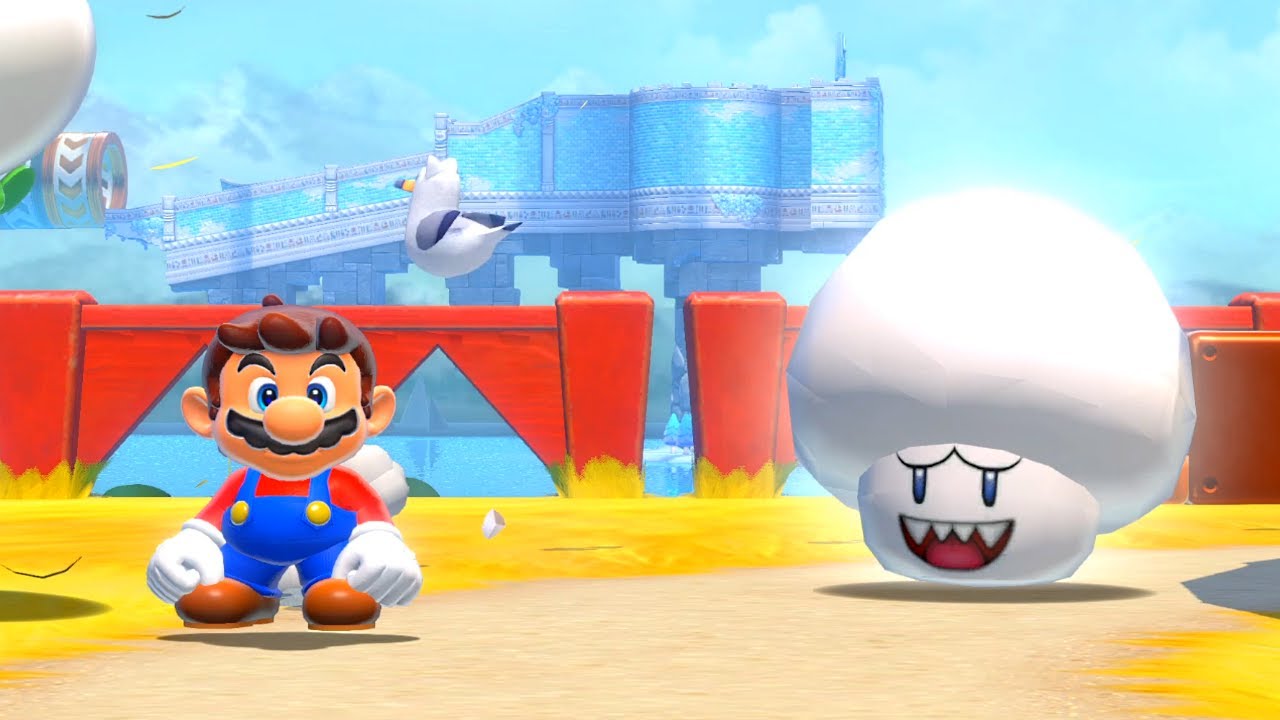 What happens if Mario uses the Boo Mushroom in Bowser's Fury?