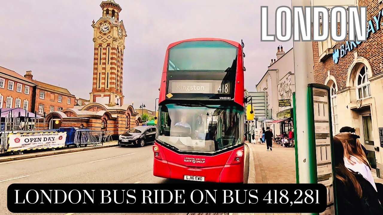 Exploring Southwest London: Epsom to Twickenham Bus Journey