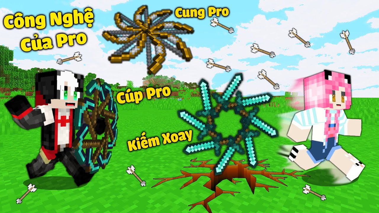 REDHOOD THỬ THÁCH 24H TROLL MỀU BẰNG BẢO BỐI CỦA PRO TRONG MINECRAFT*CHỊ PANDA BỊ TROLL BẰNG MƯA TÊN