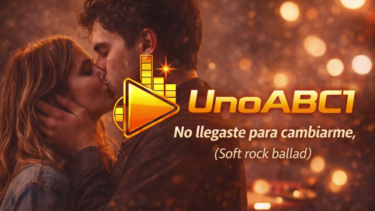 No llegaste para cambiarme(balada de rock ligero)
