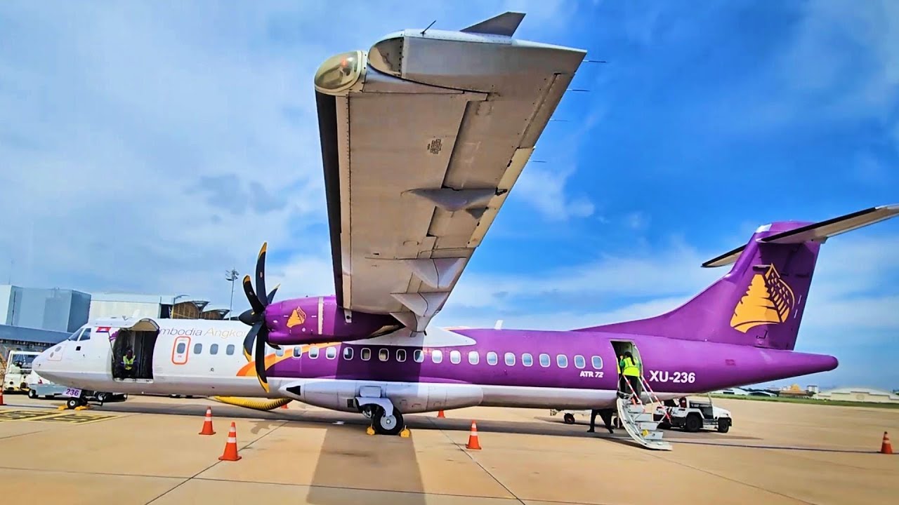Ho Chi Minh City (Saigon) to Phnom Penh flying Cambodia Angkor Air ATR 72