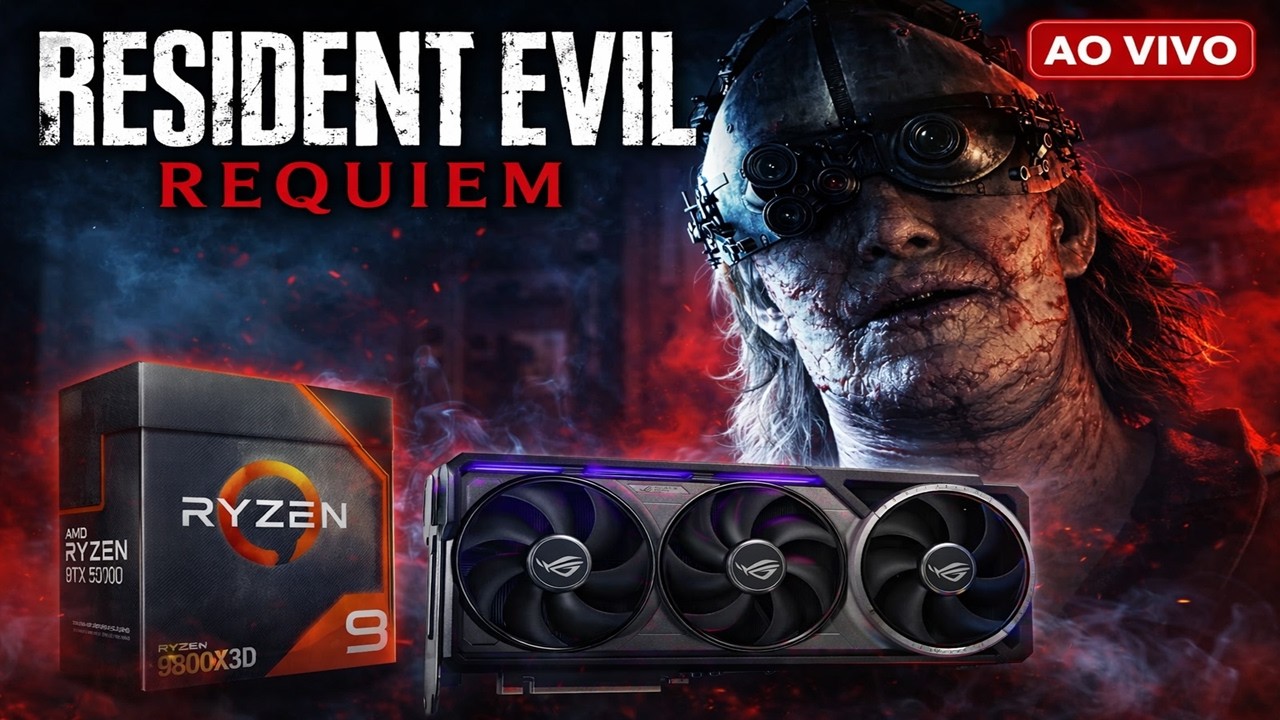 RESIDENTE EVIL REQUIEM 4K TUDO NO TALO RTX 5090