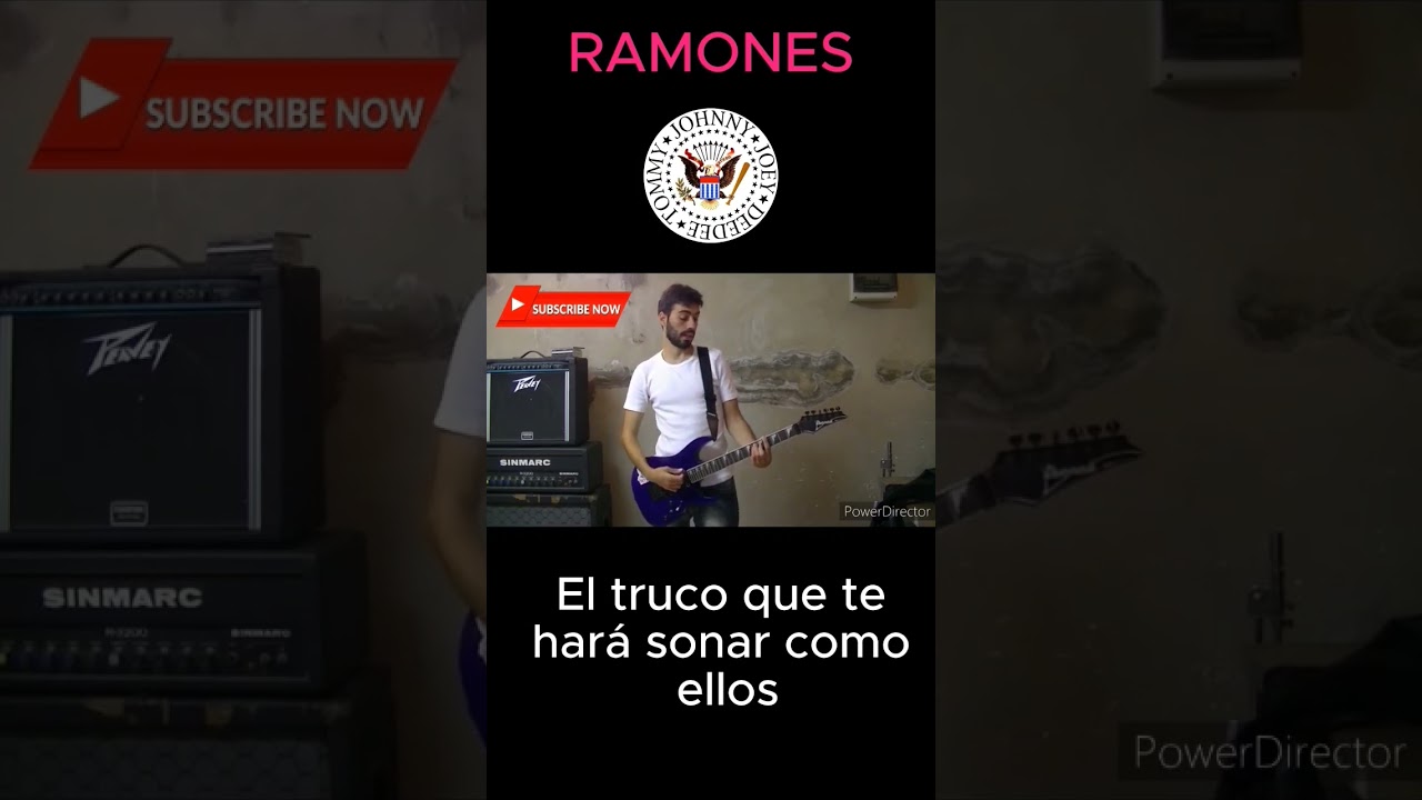 🤯🎸 El truco para sonar como los ramones #ramones #punk #guitarraparaprincipiantes