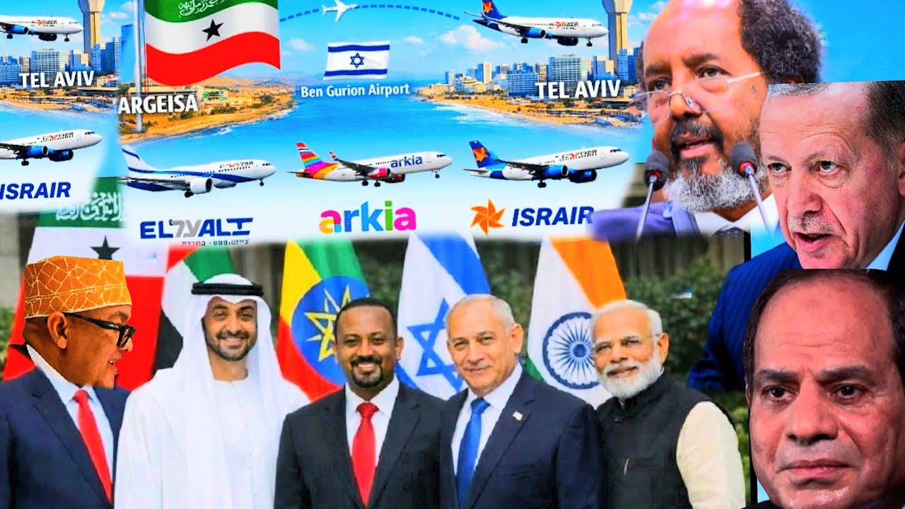 Diyaradaha Israail Hindiya Toos Duulimaad Uga Bilaabya SomLand & E VISA Laga Guulysty