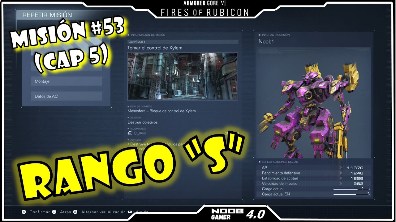 ARMORED CORE 6 || Rango S || CAP 5 - Liberación del Coral