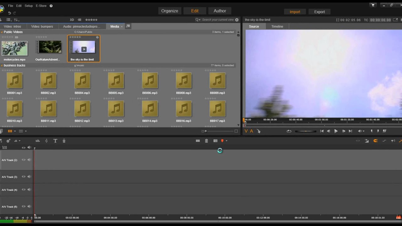 Importing & Managing Media Assets: By PinnacleStudioPro