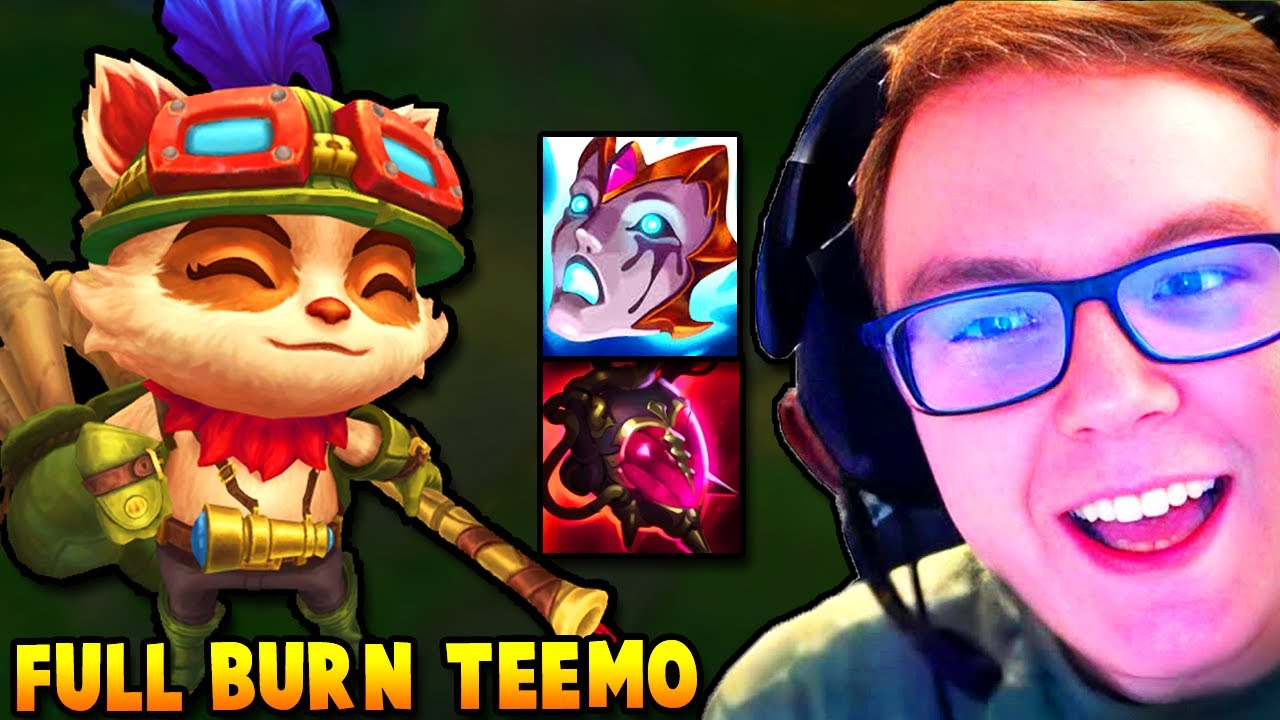 TheBausffs is finally playing FULL BURN TEEMO TOP LANE