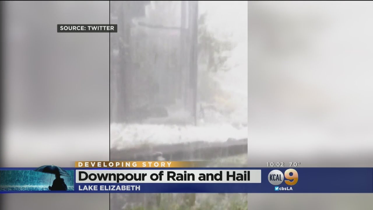Residents Of Leona Valley Receive Severe Pounding Of Rain, Mud