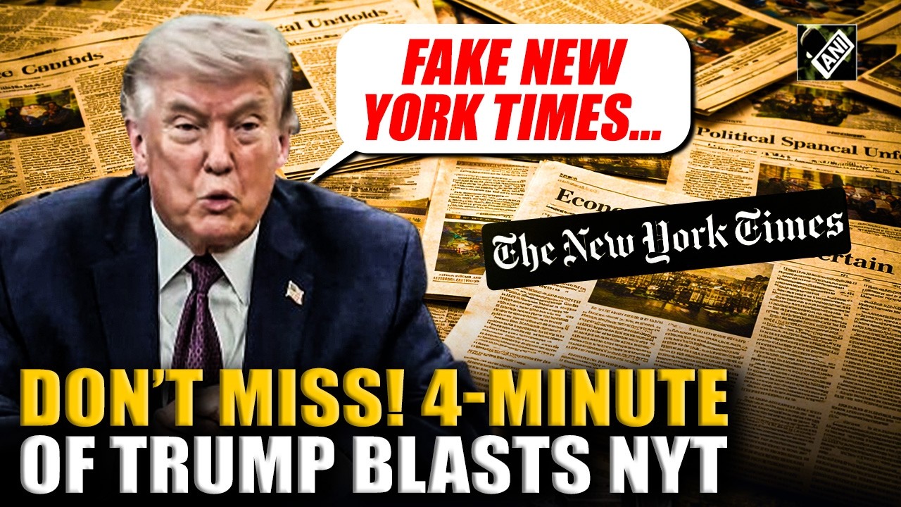 US Prez Donald Trump blasts on New York Times & Washington Post over &ldquo;fake&rdquo; news coverage