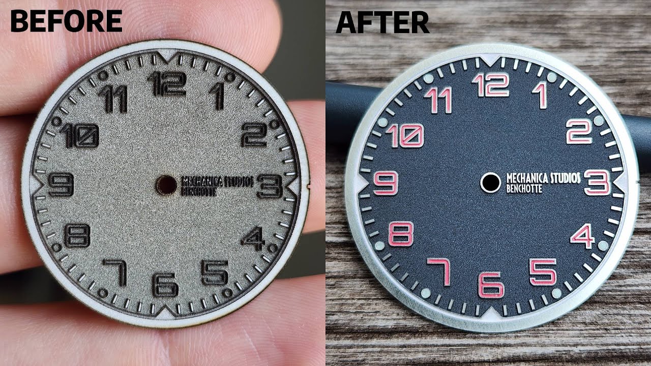 From Idea to Dial | How I Create Custom Watch Dials with Laser & Paint