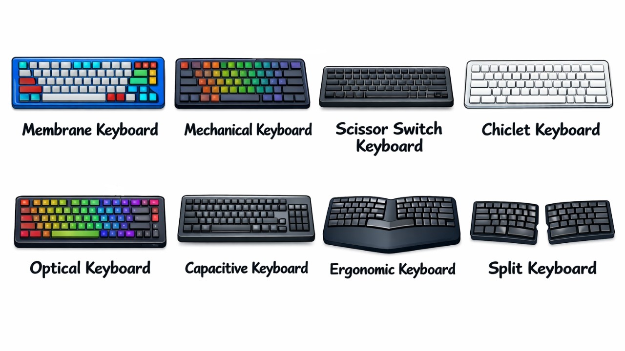 Every Type of Keyboard Explained As Simply As Possible