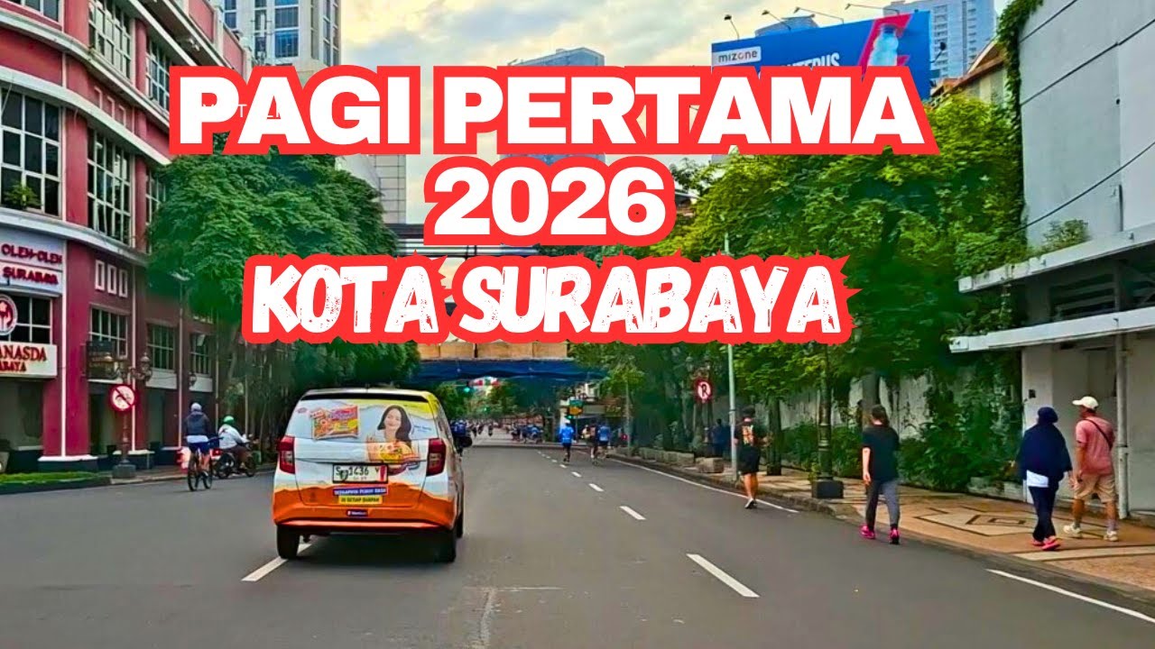 SEPI POLL !!!, PAGI PERTAMA 2026 KOTA SURABAYA, JALANAN TERASA LENGANG