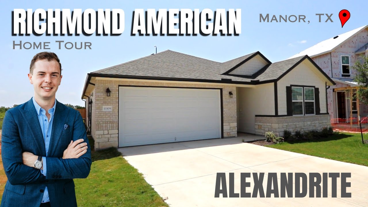 Richmond American Alexandrite Tour Manor Texas | Realtor First Look