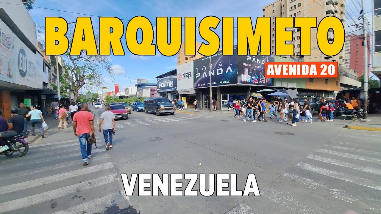 Caminando por la Avenida 20 en Barquisimeto, Venezuela
