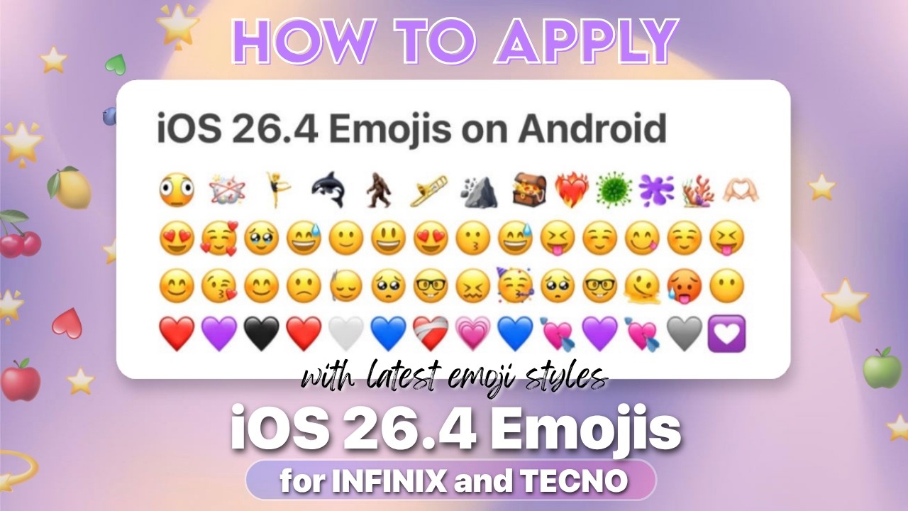 Get iOS 26.4 Emojis (iPhone) on INFINIX or TECNO Android