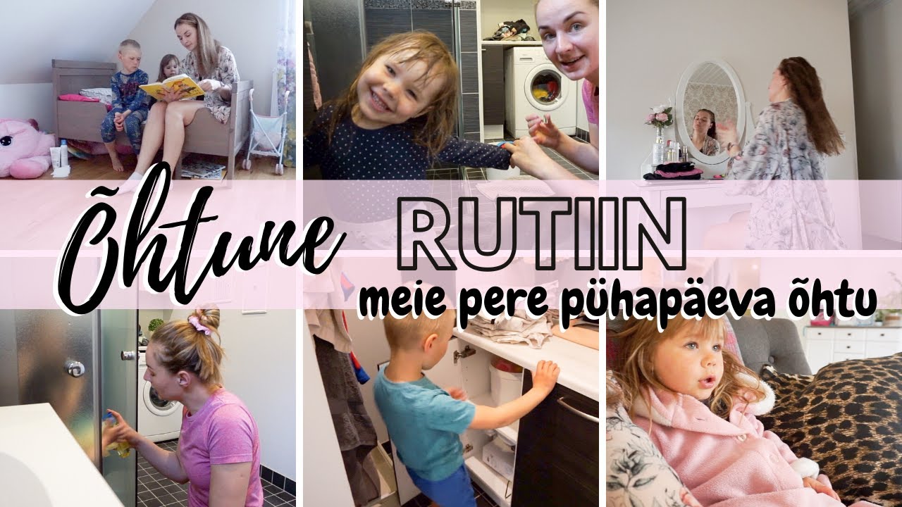 📣  ÕHTUNE RUTIIN // Meie pere pühapäeva õhtu