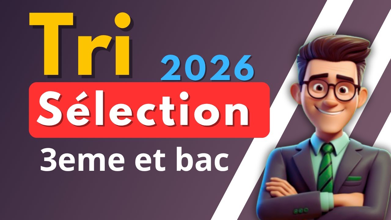 Tri sélection 3eme et bac informatique