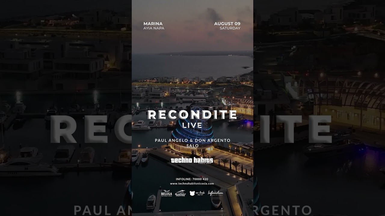 Recondite | Techno Habits Full Moon @ Ayia Napa