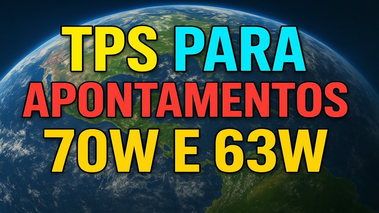 ☑️ 70w e 63w TPS para apontamento