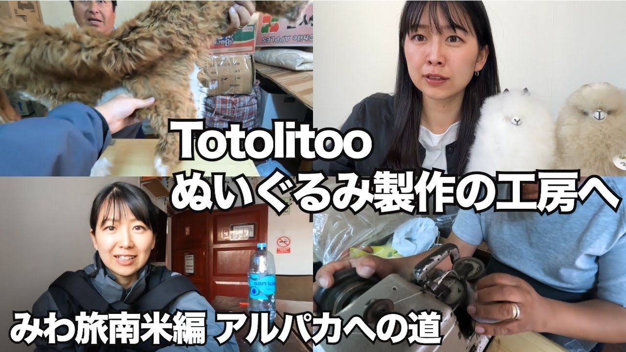 ㊙️夢を叶える第一弾!! ベビーアルパカのぬいぐるみの製作 工房へ連れて行ってもらった日【物語の背景をお届けする】