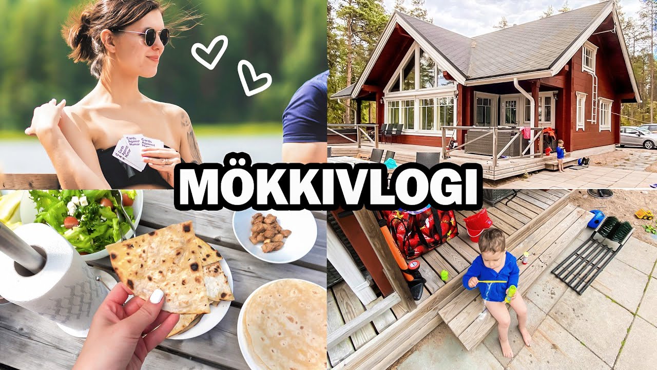 VLOGI: Mökillä lasten ja ystävien kanssa 🥰