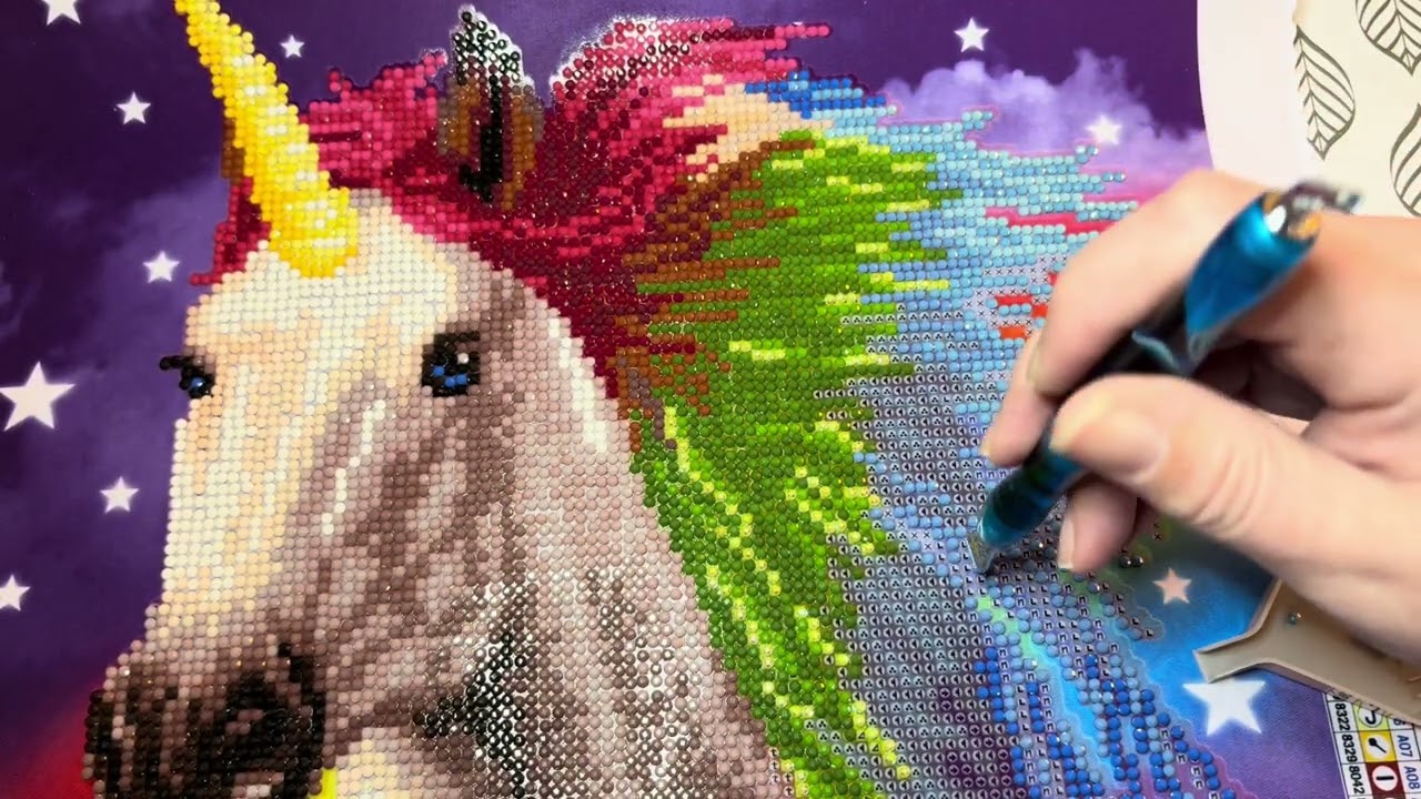 Diamond Dotz Rainbow Unicorn Part 15