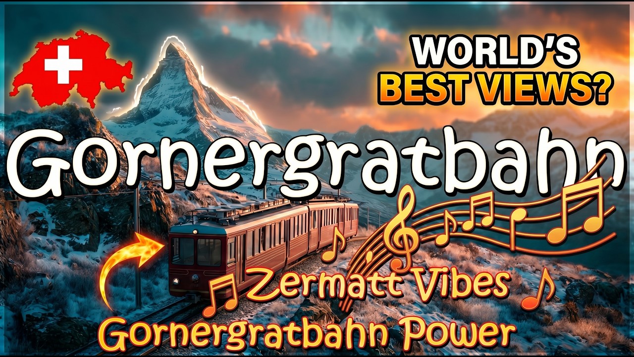 Gornergrat Vibes 🇨🇭 Gornergrat Railway Power 🎢 Vibes de Zermatt 🎵 GGB Matterhorn Gotthard Railway...