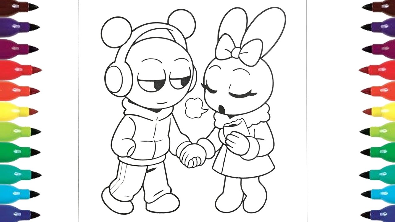 Coloring SPRUNKI CAST COMPILATION 🖍️ | Who’s Your Favorite? | Happy Draw