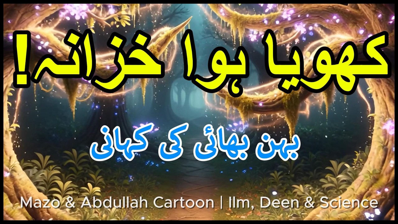 behn bhai k kahani | بہن بھائی کی کہانی | کھویا ہوا خزانہ | سبق آموز بچوں کی کہانی #islamiccartoon