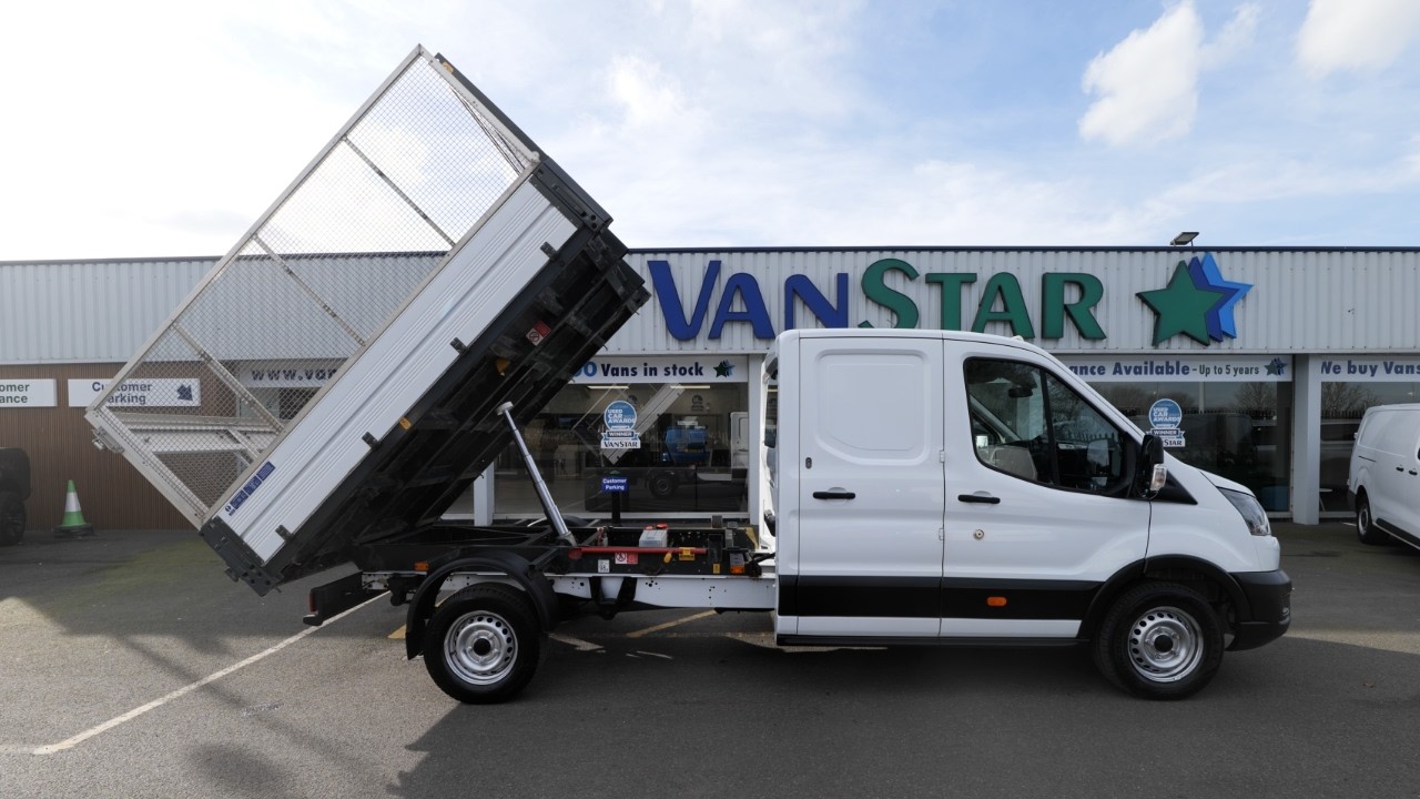 Ford Transit 350 2.0 Leader Ulitity Cab Caged Tipper RWD Ecoblue 130 BHP L3 - SN70 KHE - VanStar