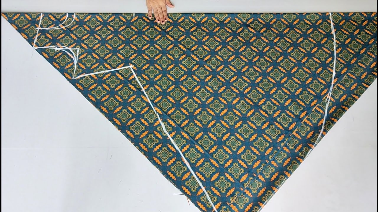 One Piece umbrella Cut Kurti cutting and stitching Very Easy | Umbrella Kurti cutting and Stitching