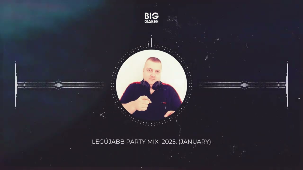 LEGÚJABB PARTY MIX  2025 (JANUARY) Happy New Year 2025.  Mixed By: BIG GABEE