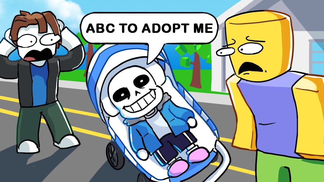 IF UNDERTALE played ROBLOX POPULAR GAMES (Animation)