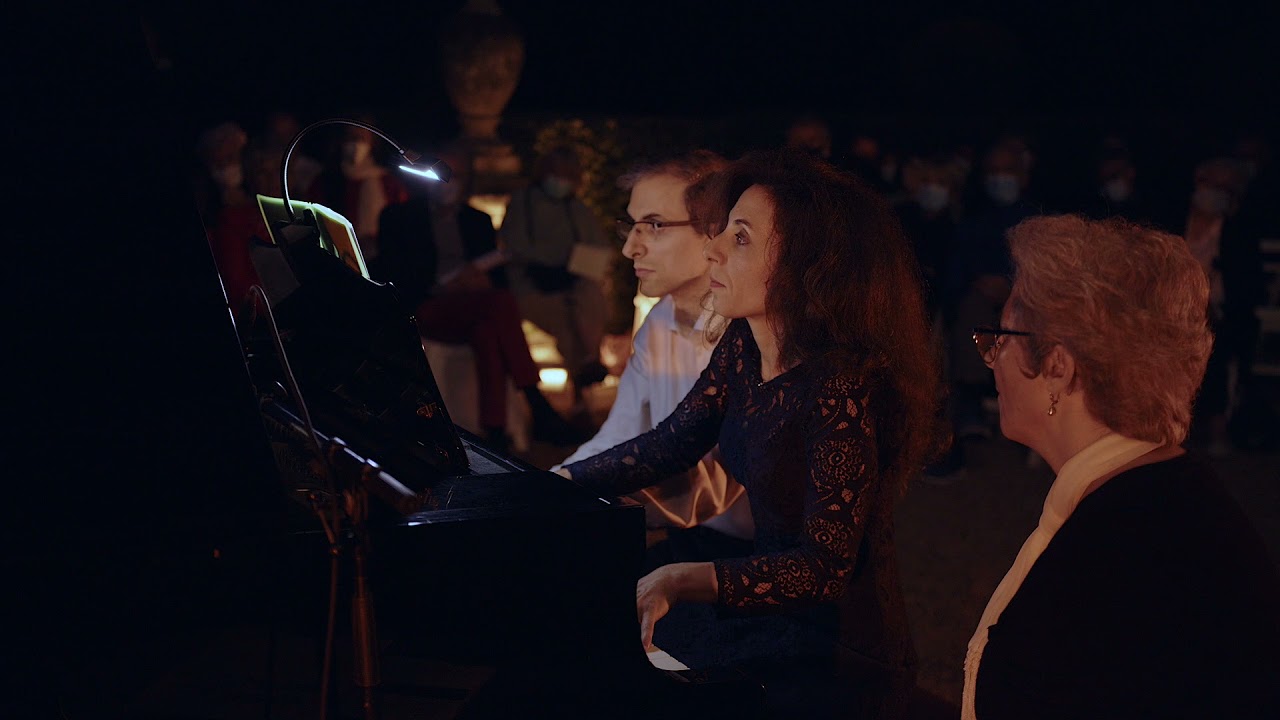 Brahms - Variations sur un thème de Schumann - Nathalie et Pierre Calka, Piano 4 mains