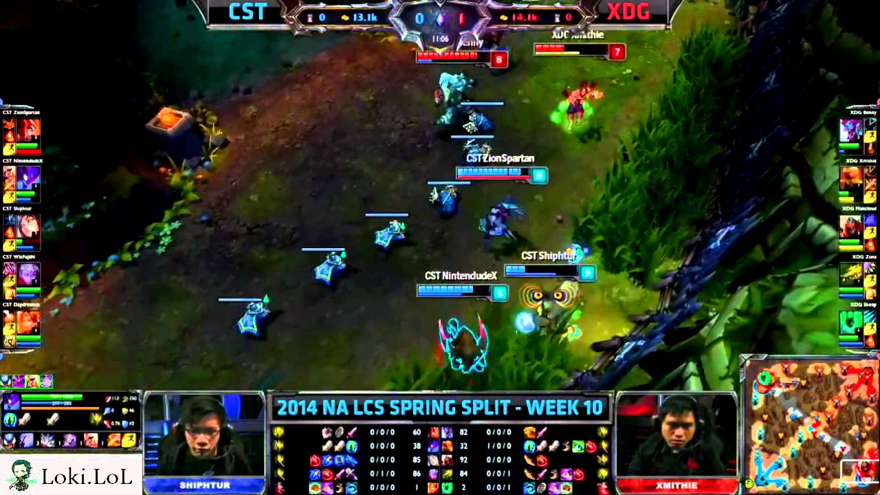Xmithie baits Shyvana ult and Ahri flash