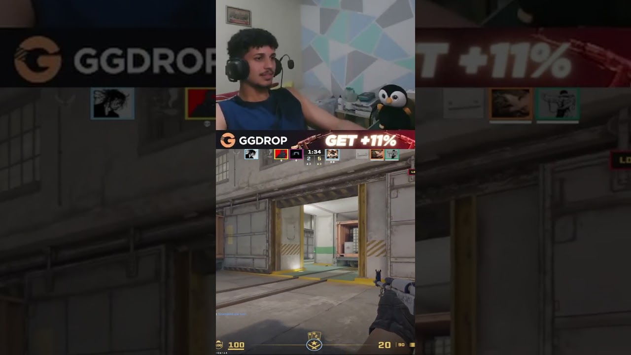 Do nada o cara de teco teco #cs2  #highlight #csgo