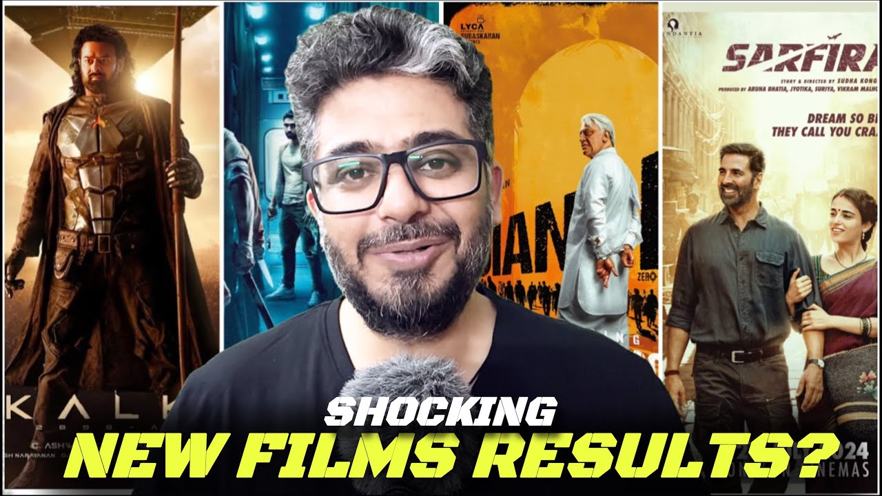 Sarfira Day 1 collection, Indian 2 Day 1 collection, Kalki 2898 AD Day 16 collection, Kill day 8