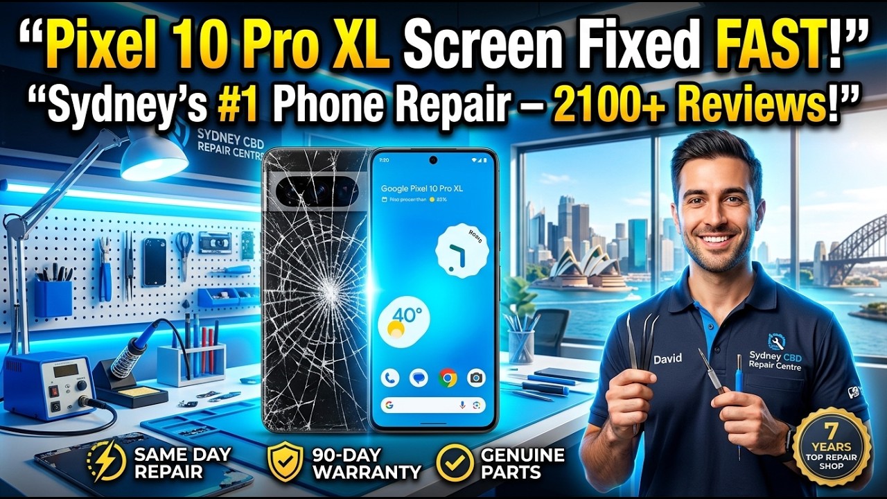 Broken Google Pixel 10 Pro XL Screen Repairs in Sydney (2026): Who Can Fix It On the Spot?