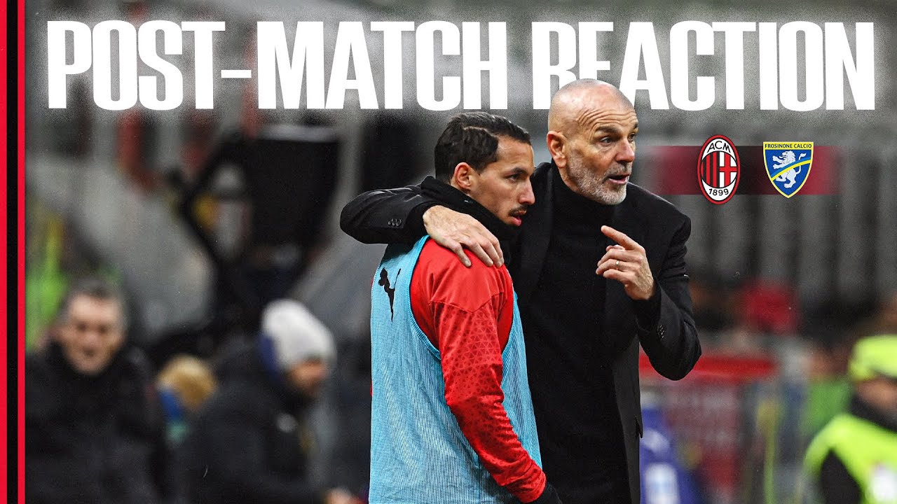 Pioli and Bennacer post-match reactions | 