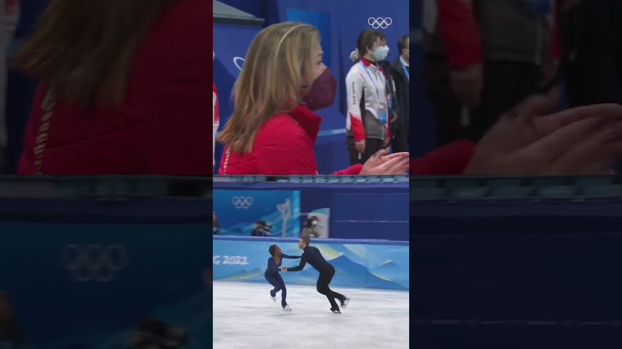This is the joy of seeing hard work pay off. 🥹 #Olympics #Sports
