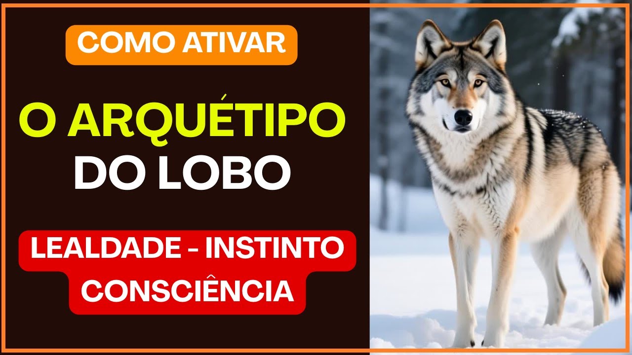 ARQUÉTIPO DO LOBO | COMO ATIVAR | INSTINTO, CONSCIÊNCIA, LEALDADE