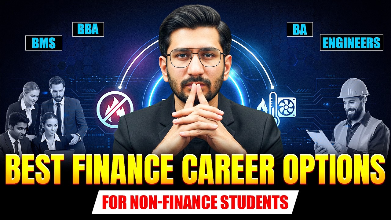 Best Finance Career Options for Non-Finance Students | BMS, BBA, BA, Engineers | Detailed Discussion