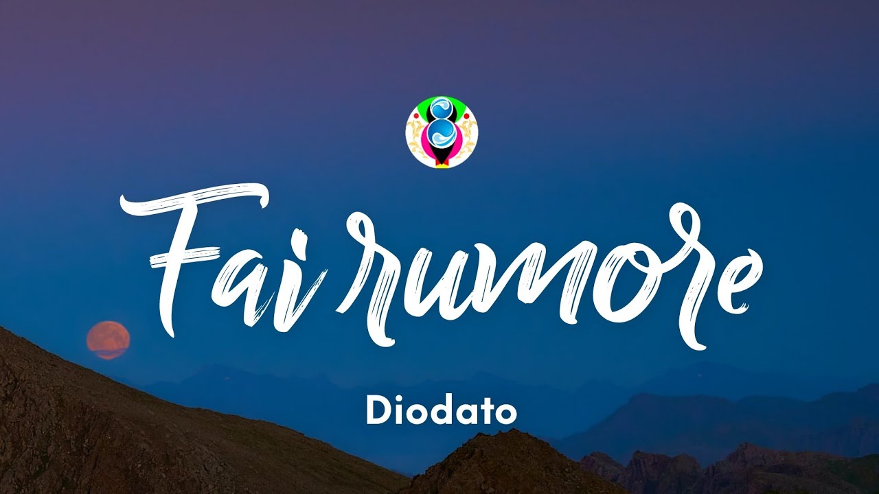Diodato - Fai rumore (Testo/Lyrics)