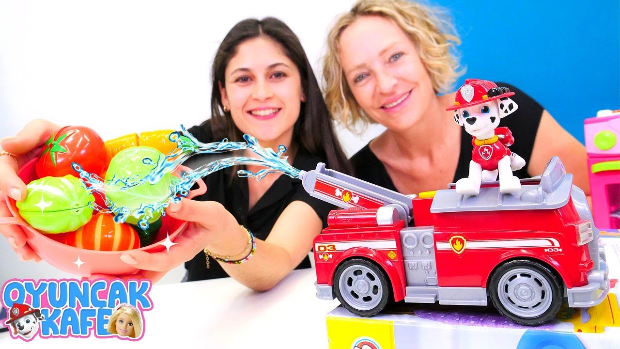 Oyuncak Kafe - Paw Patrol oyuncaklar ile en sevimli bölümler. Çocuk videoları