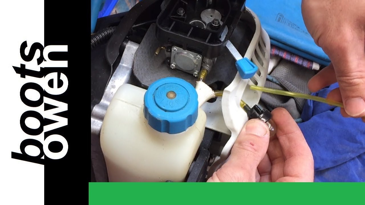 Strimmer won't prime? Mac Allister M4MTP25 multi tool hose replacement