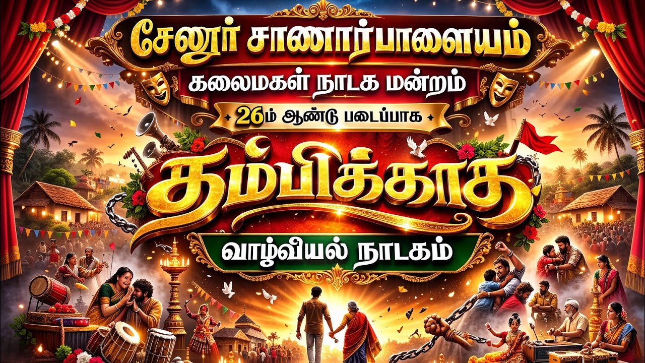 தம்பிக்காக நாடகம் பகுதி 1 சேளூர்  சாணார்பாளையம் அருள்மிகு ஸ்ரீ திருப்பதி முனியப்ப சாமி திருவிழா..