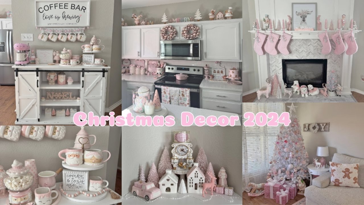 Christmas Decor Tour 2024 | Pink & Pastel Holiday Decor